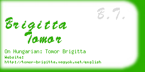 brigitta tomor business card
